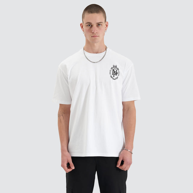 Nena and Pasadena Public Realm Tee Optical White