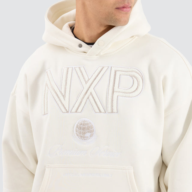 Nena and Pasadena Rapid Box Fit Hoodie Tofu