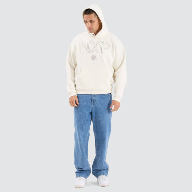 Nena and Pasadena Rapid Box Fit Hoodie Tofu