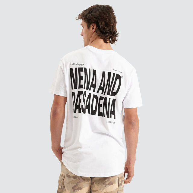 Nena and Pasadena Redeemer Scoop Back Tee White