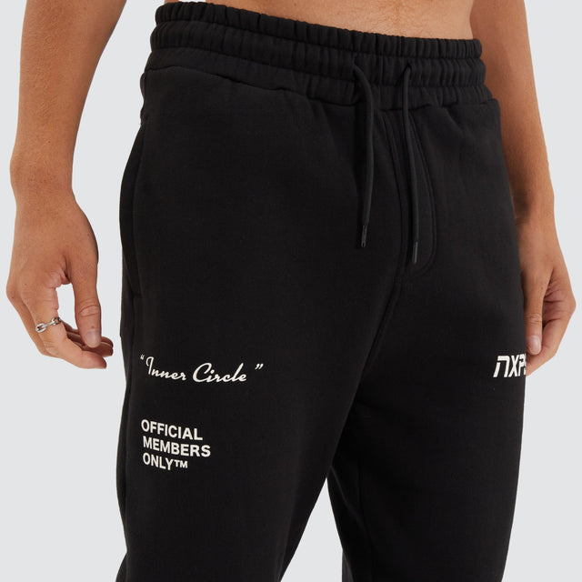 Nena and Pasadena Repetition Trackpants Anthracite Black