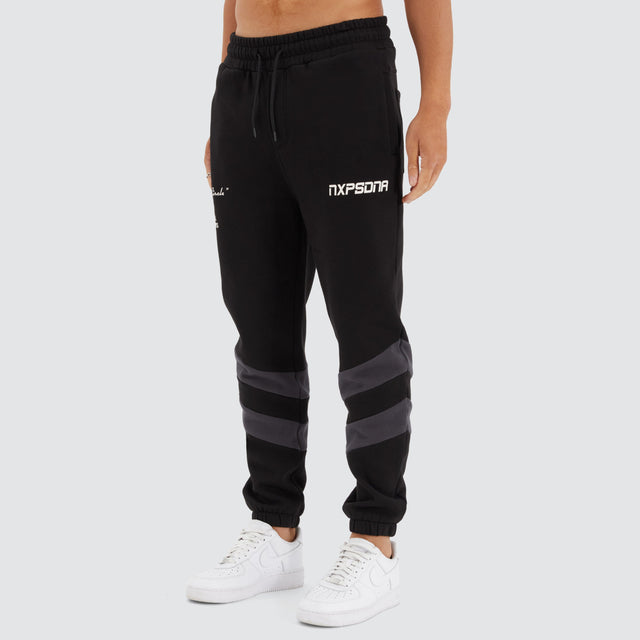 Nena and Pasadena Repetition Trackpants Anthracite Black