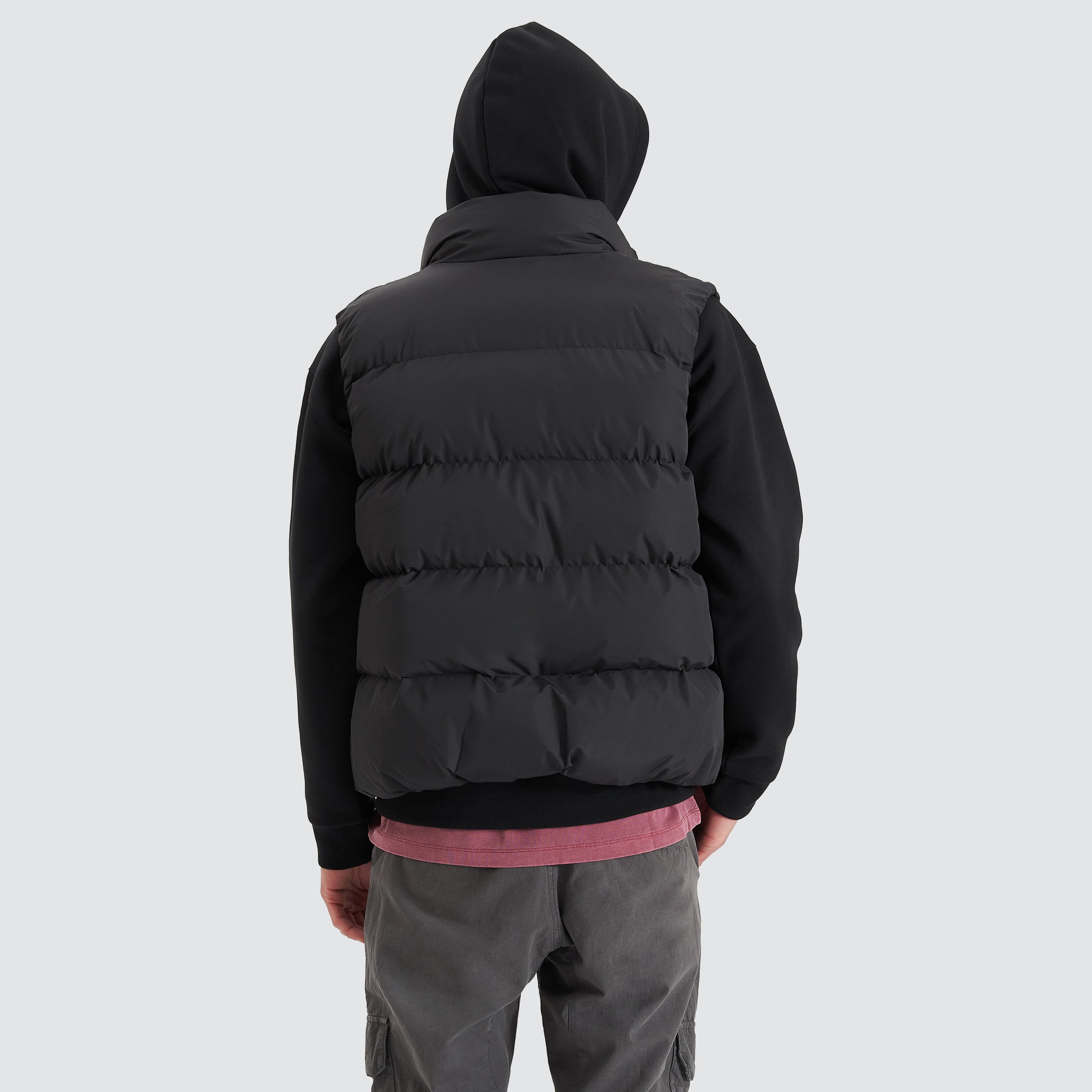 NXP Solomon Puffer Vest in Jet Black - Nena and Pasadena