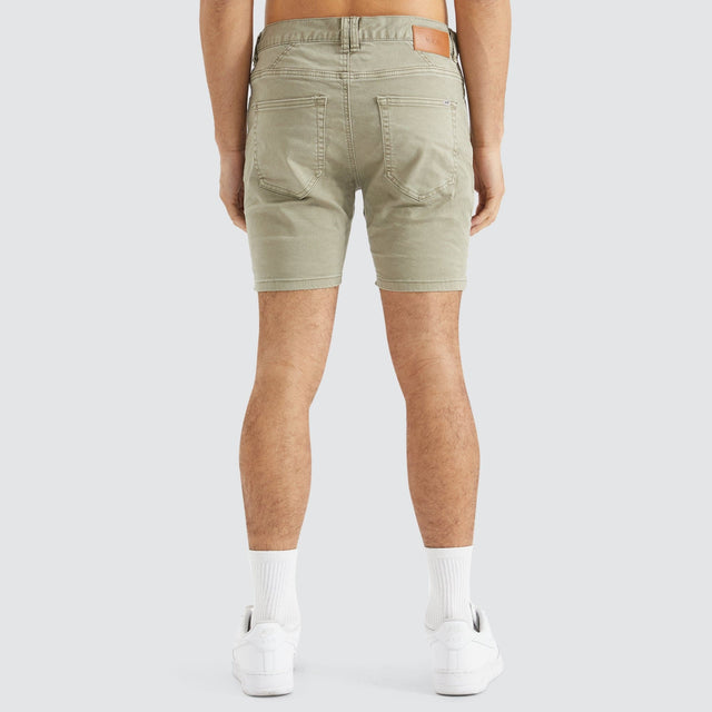 Nena and Pasadena Spitfire Denim Short Laurel Green