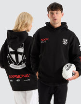 St Kilda Saints AFL Relaxed Hoodie Jet Black