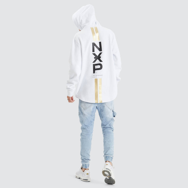 Nena and Pasadena Styche Hoodie Optical White