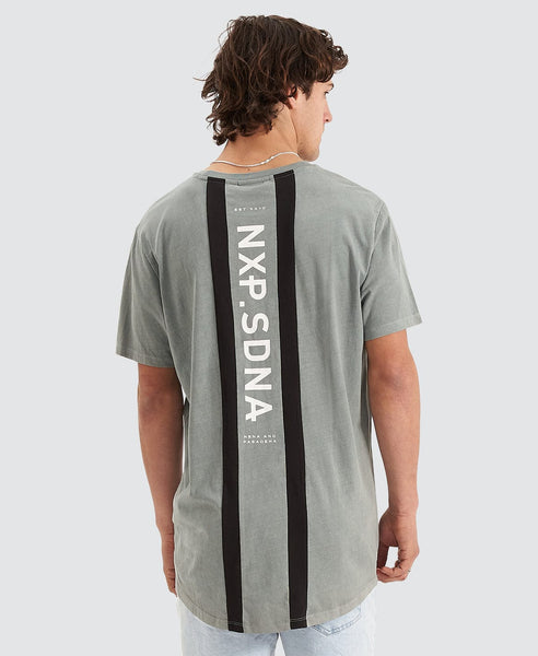 NXP Triple Threat Cape Back T-Shirt in Grey | Neverland