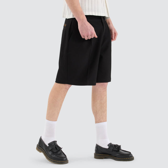 Nena and Pasadena Venture Pleated Dress Short Black