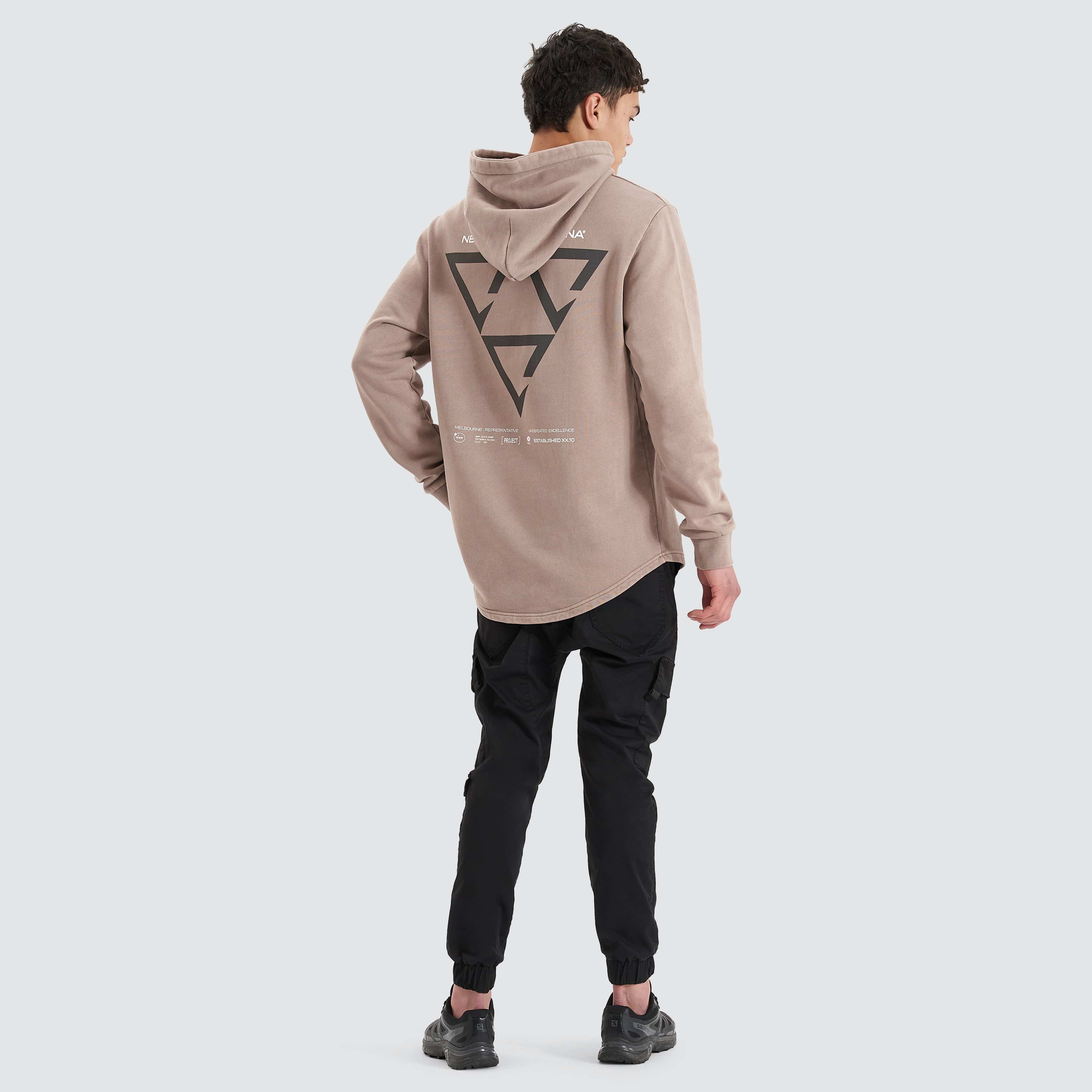 NXP Void Dual Curved Hoodie in Bark - Nena and Pasadena