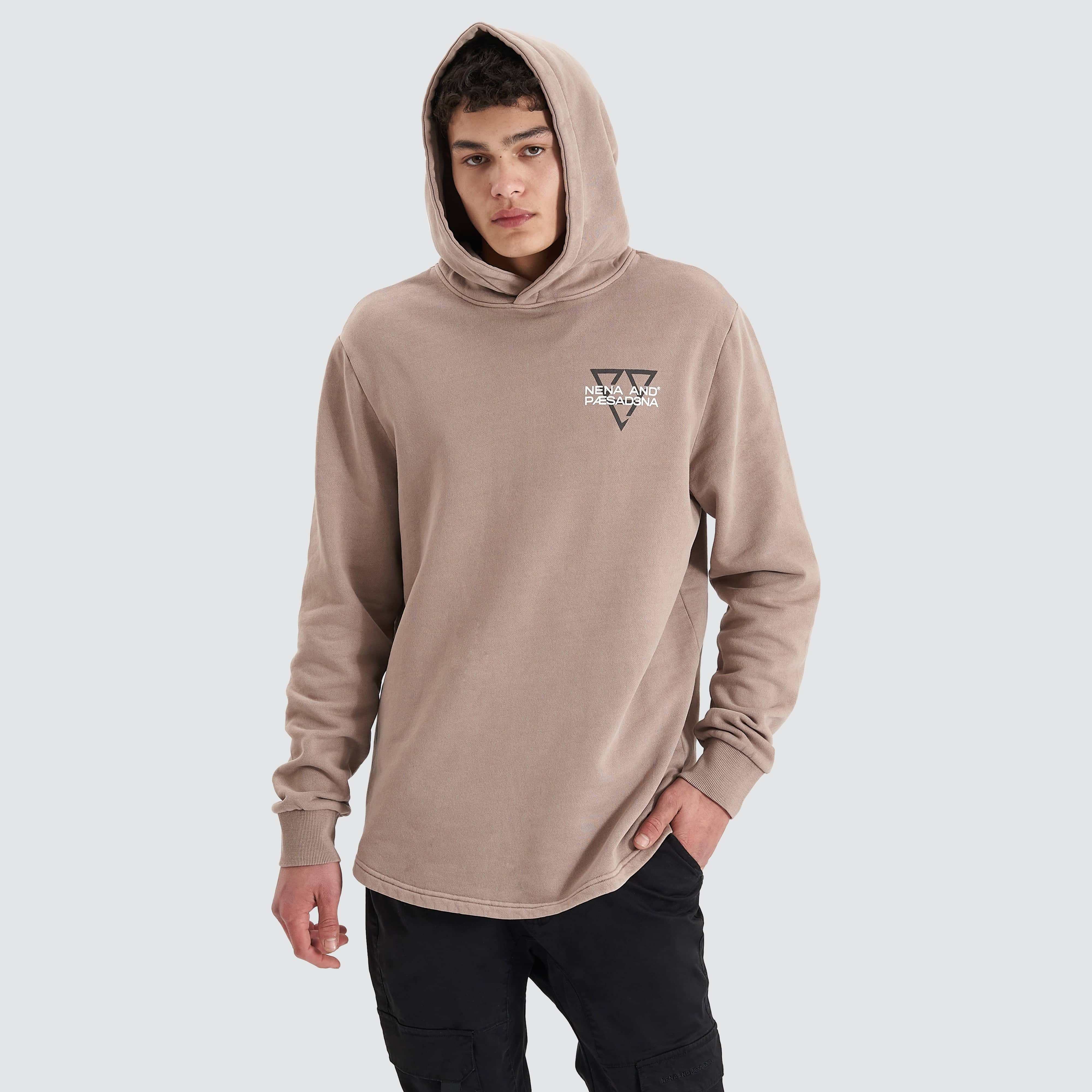NXP Void Dual Curved Hoodie in Bark - Nena and Pasadena