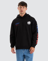 Western Bulldogs AFL Relaxed Hoodie Jet Black