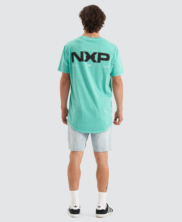 Nena & Pasadena Blast Scoop Back T-Shirt Pigment Mint Green