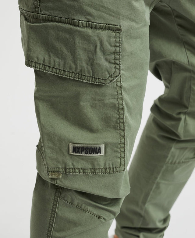 Nena & Pasadena Brigade  Cargo Pant - Khaki GREEN