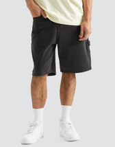 Built Carpenter Jort Shorts Black