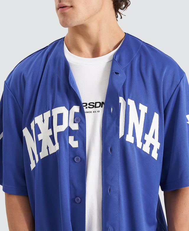 Nena & Pasadena Certified Baseball Shirt Blue