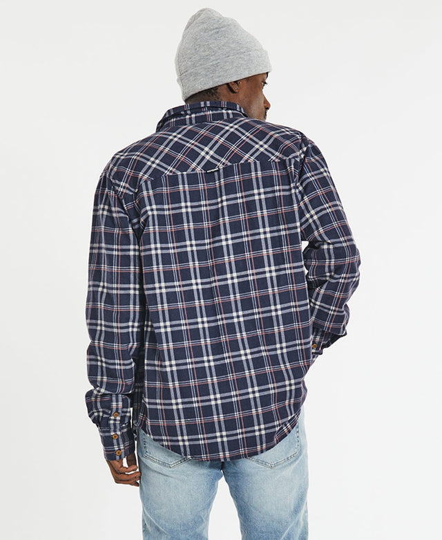 Charge Casual Long Sleeve Shirt Graphite Check – Neverland Store