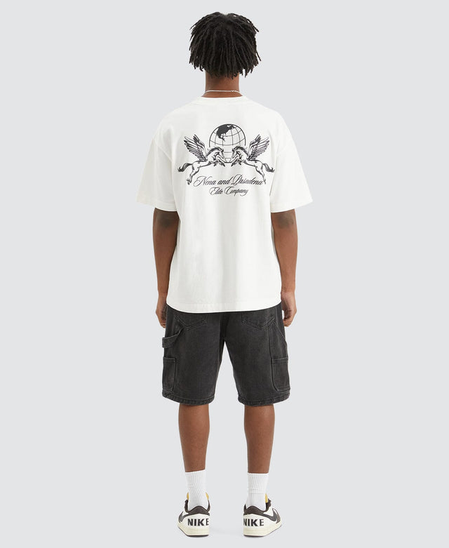 Nena & Pasadena Company Heavy Street T-Shirt Natural White