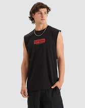 Coupe Scoop Back Muscle Tee Jet Black