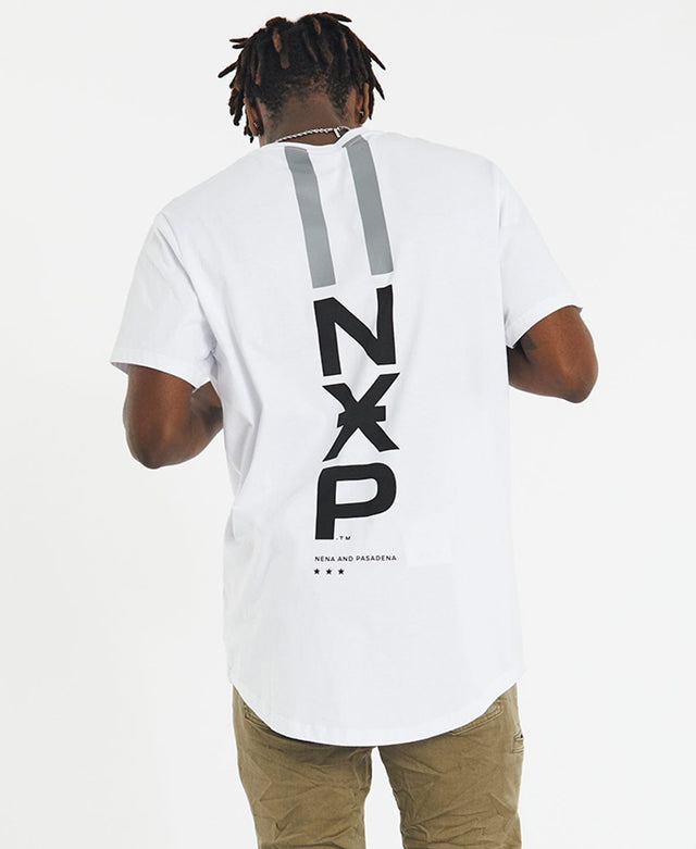 Nena & Pasadena Division Cape Back T-Shirt White
