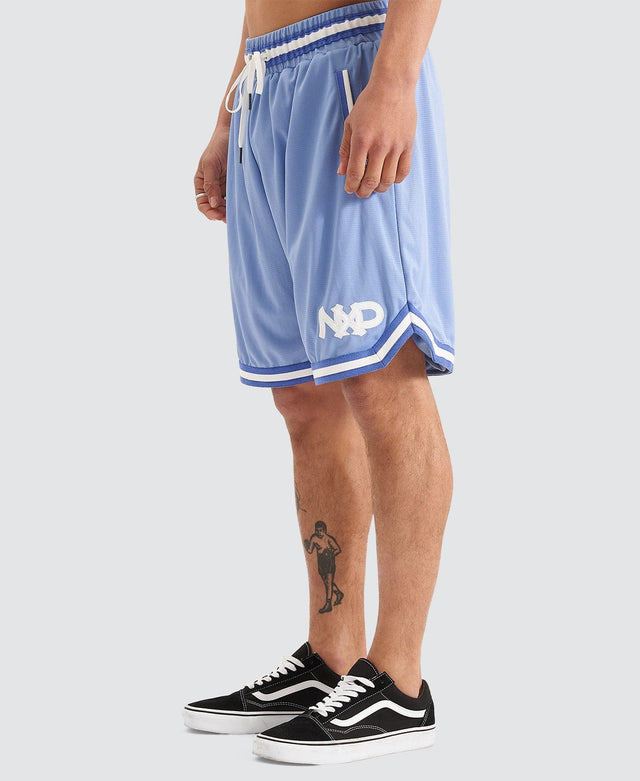 NXP Dual Basketball Shorts Blue