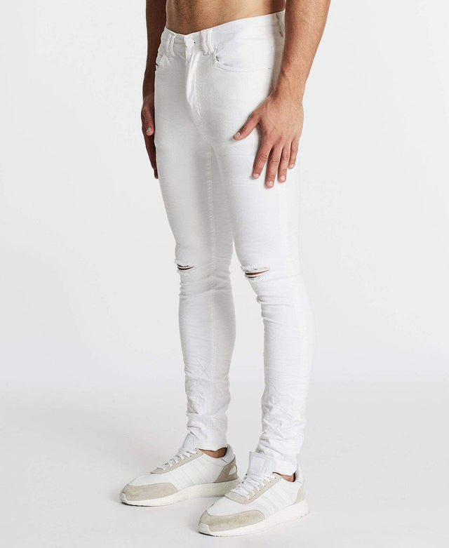 Nena & Pasadena Flynn Skinny Fit Jeans Destroyed White