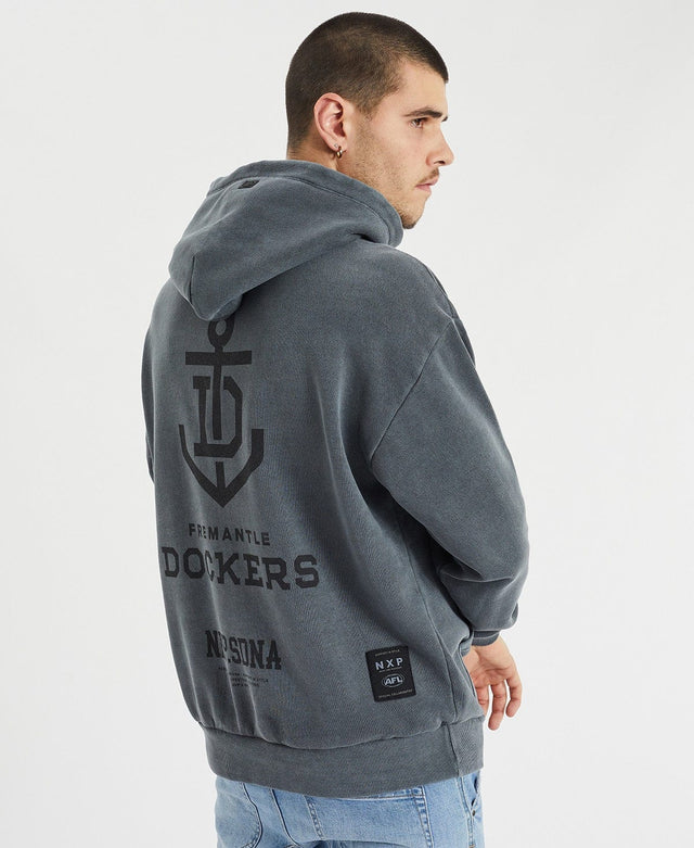 Nena & Pasadena Fremantle Relaxed Hoodie Pigment Charcoal Grey