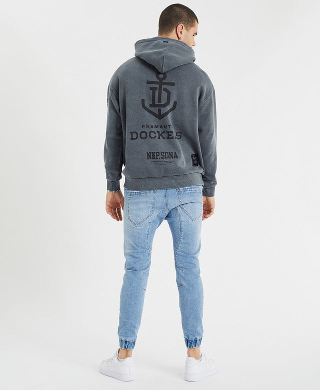 Nena & Pasadena Fremantle Relaxed Hoodie Pigment Charcoal Grey