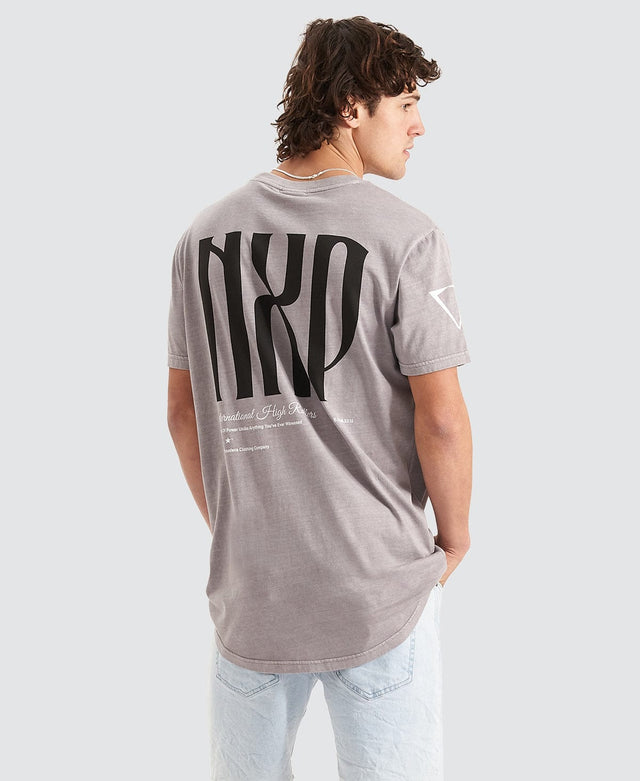 Nena & Pasadena High Roller Cape Back T-Shirt Pigment Alloy