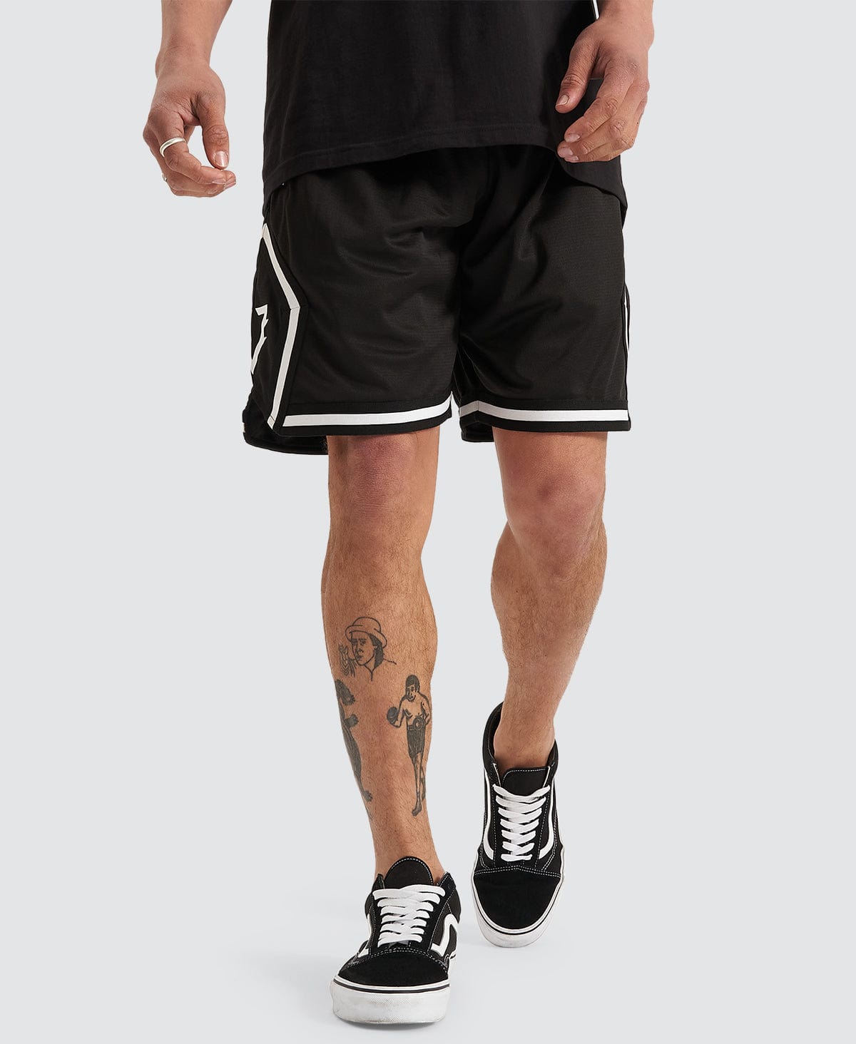 Mens white basketball on sale shorts