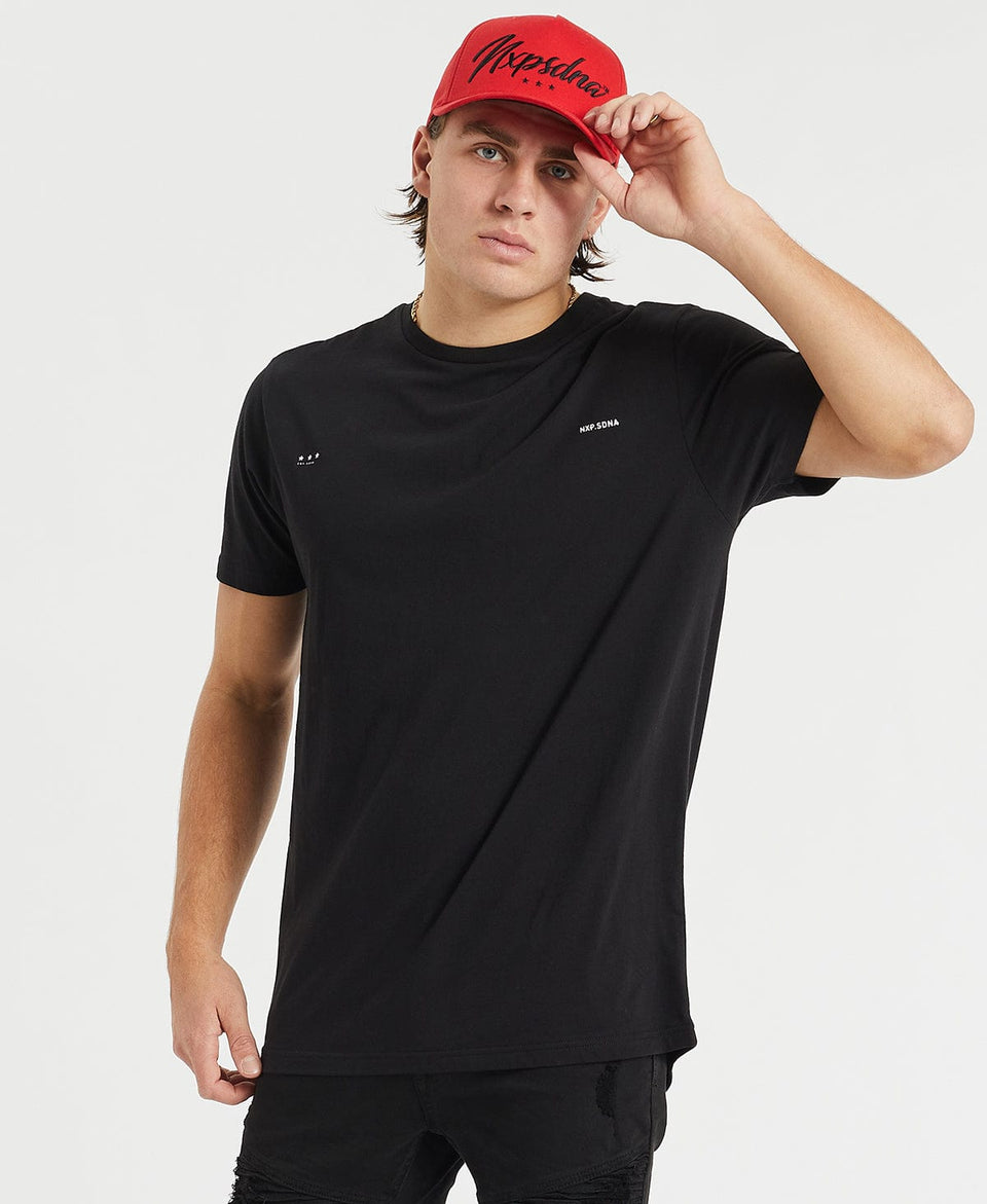 Principle Cape Back T-Shirt Black | Neverland Store