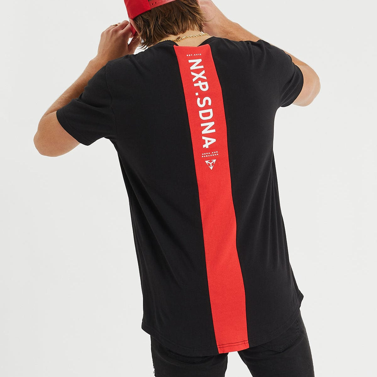 Principle Cape Back T-Shirt Black | Neverland Store