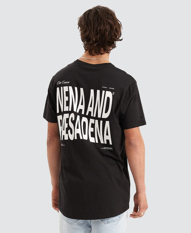 Nena & Pasadena Redeemer Scoop Back T-Shirt Jet Black