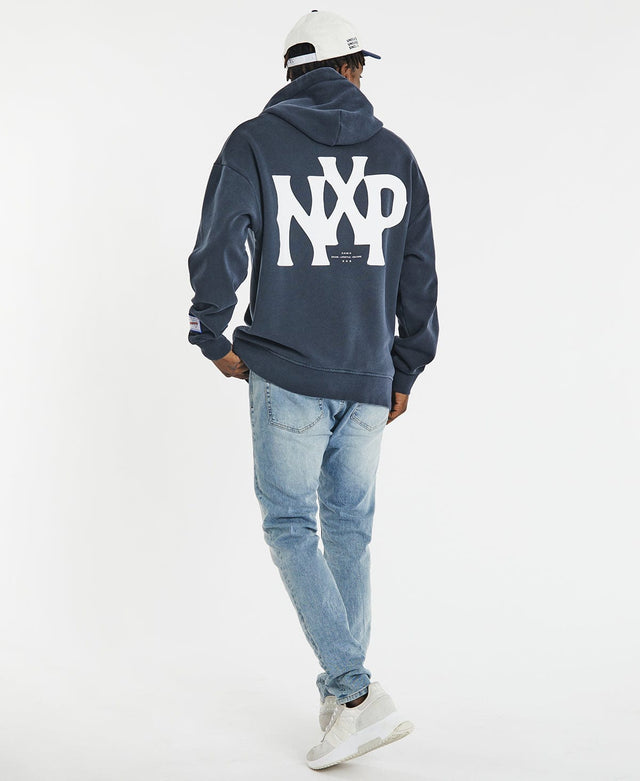 Nena & Pasadena The Bronx Relaxed Hoodie Pigment Captain Blue