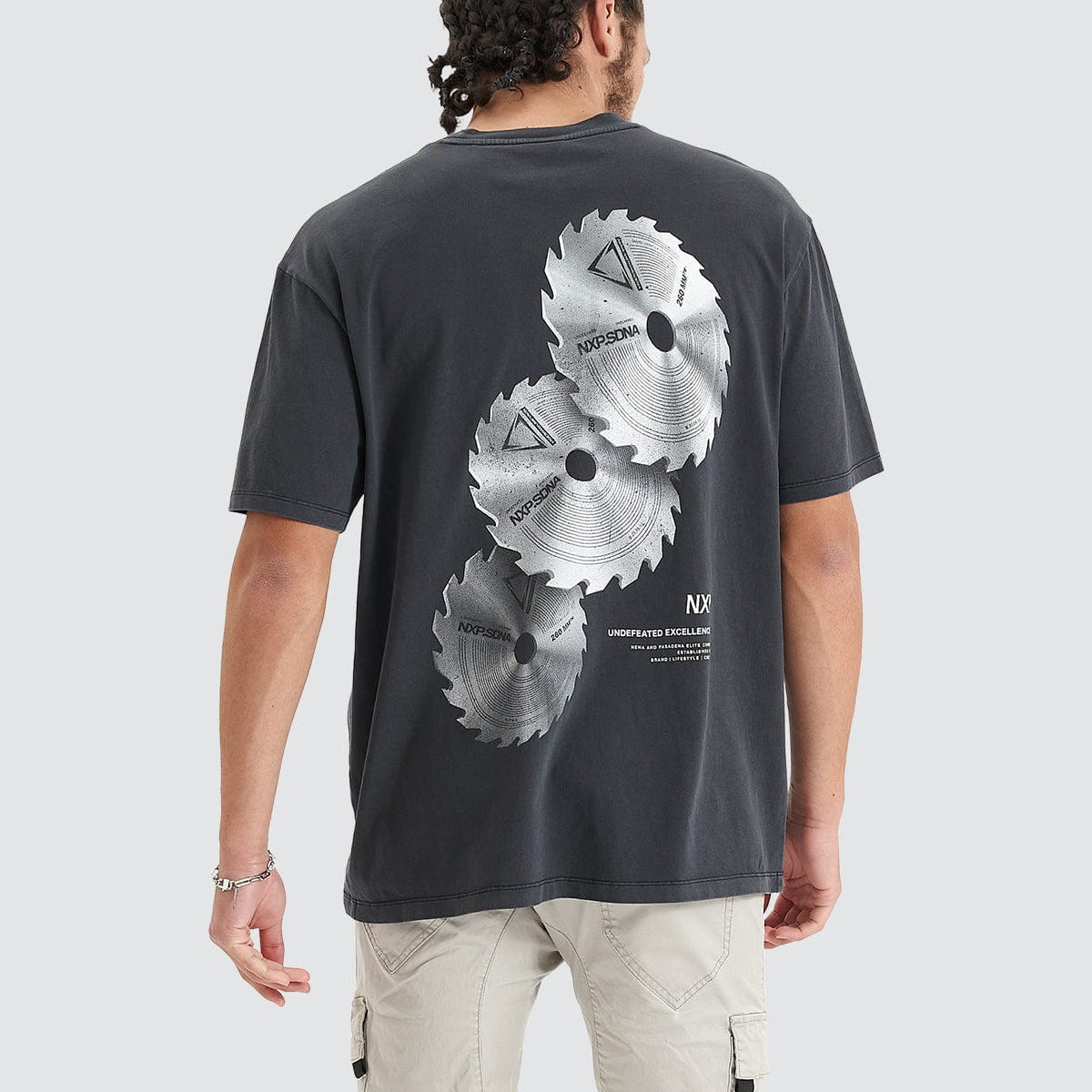 NXP Torque Box Fit Tee in Pigment Black - Neverland Store