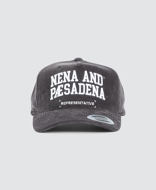 Nena & Pasadena Umpire Golfer Cap Asphalt Grey