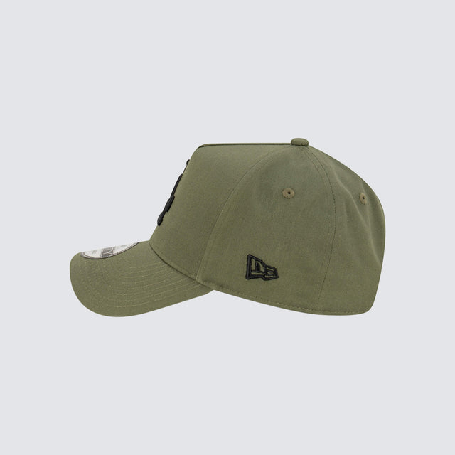 New Era LA Dodgers 9FORTY A-Frame Snapback Olive