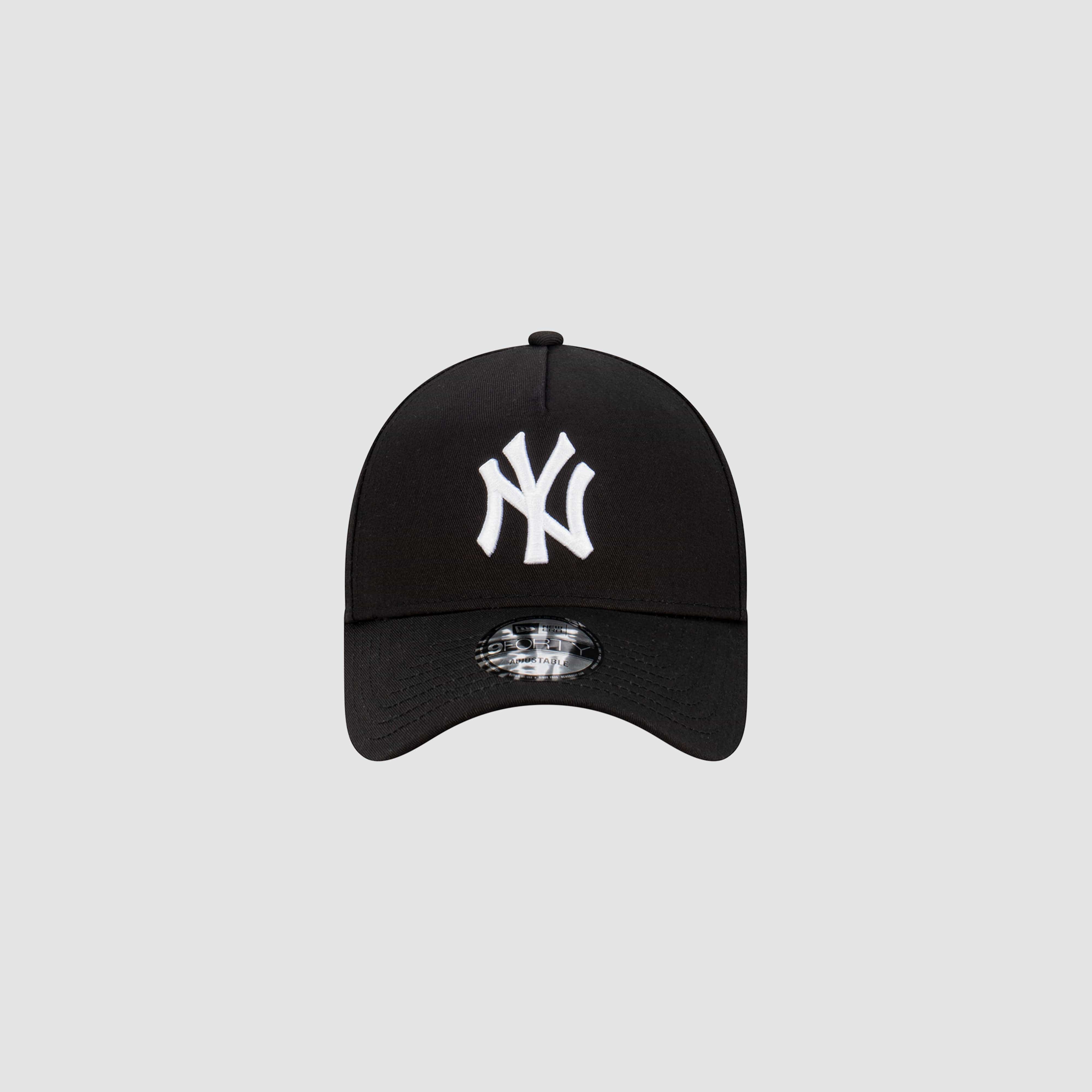 New Era NY Yankees 9FORTY A-Frame Snapback in Black | Neverland Store