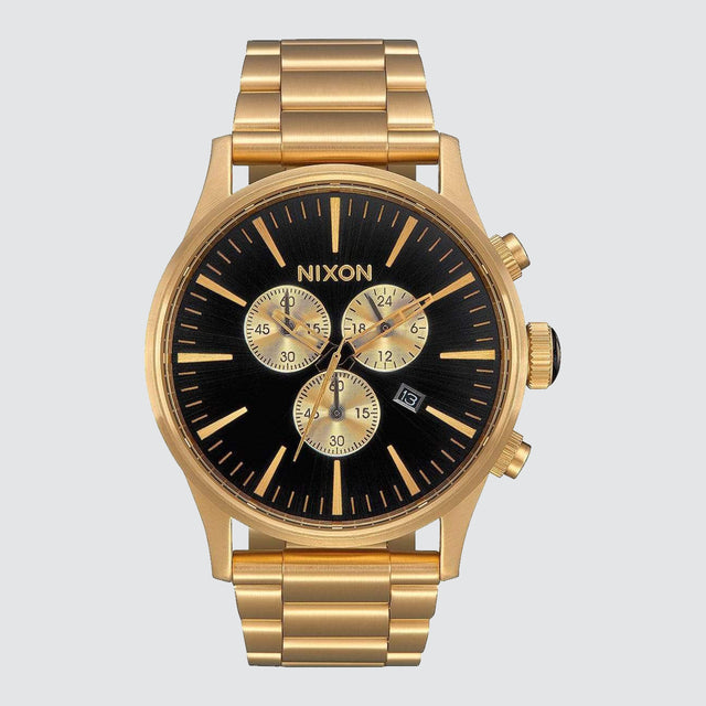 Sentry Chrono Watch All Gold/Black Gold