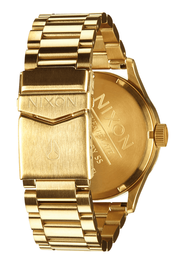 Nixon Sentry Stainless Steel Watch All Gold Gold