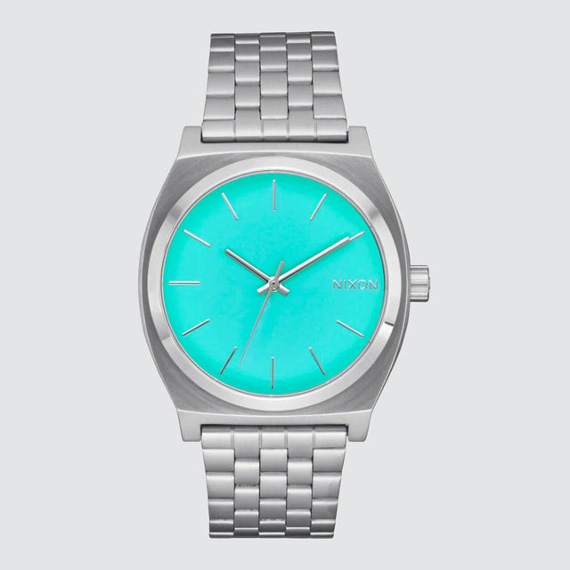 Time Teller Watch Silver / Turquoise