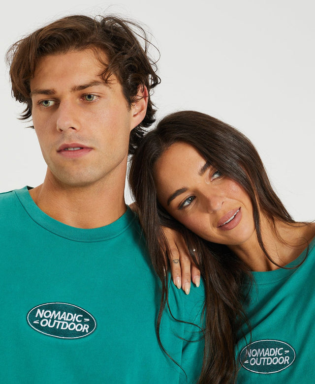 Nomadic Amnesia Relaxed T-Shirt Pigment Antique Green