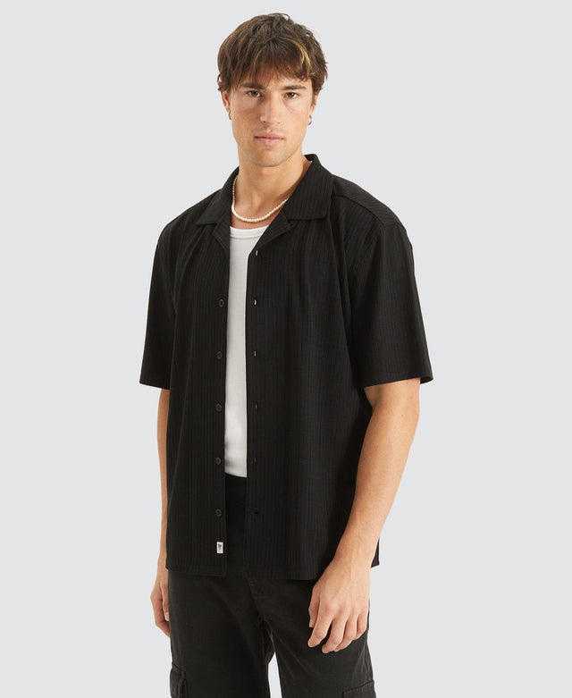 Nomadic Casanova Cropped Resort Shirt Black