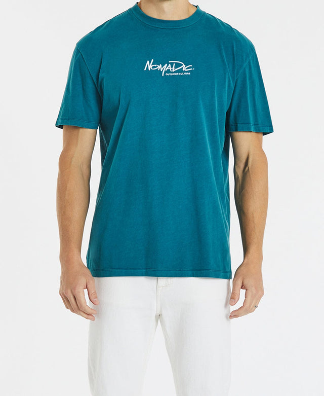 Nomadic Cassils Relaxed Tee - Pigment Dragonfly GREEN