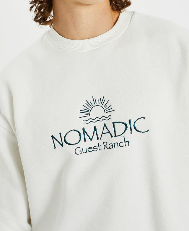 Nomadic Charleston Heavy Relaxed Sweater - Off White WHITE