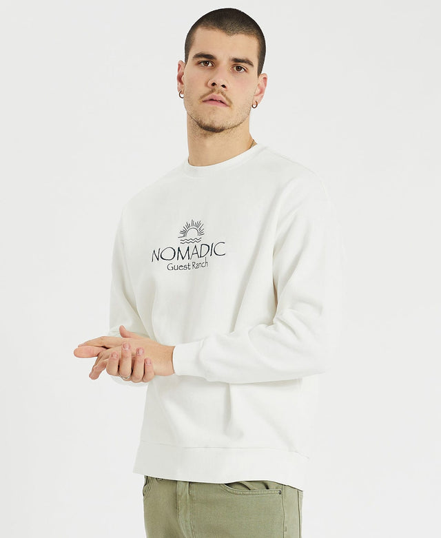 Nomadic Charleston Heavy Relaxed Sweater - Off White WHITE