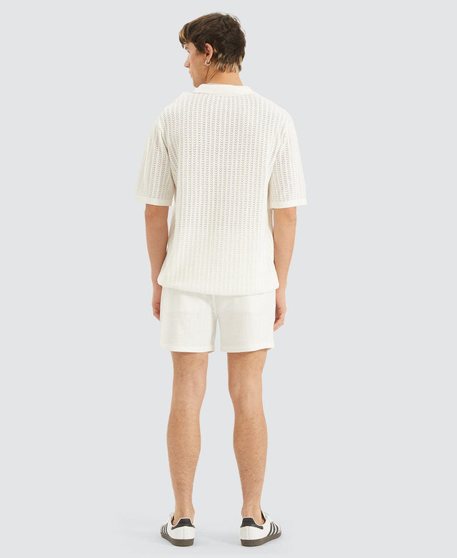 Nomadic Copacetic Polo Knit White
