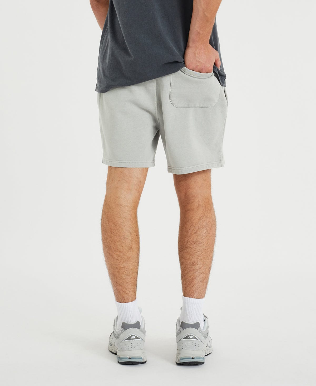 Grey clearance trackie shorts