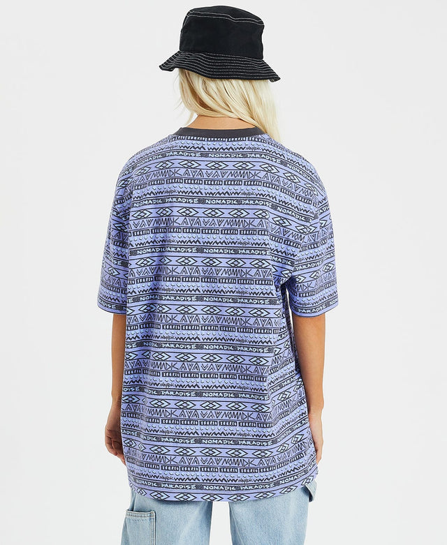Nomadic Foreshore Relaxed Tee - Lolite Print Multi Colour
