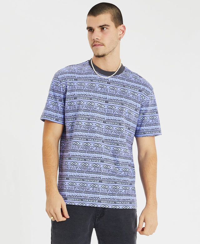 Nomadic Foreshore Relaxed Tee - Lolite Print Multi Colour