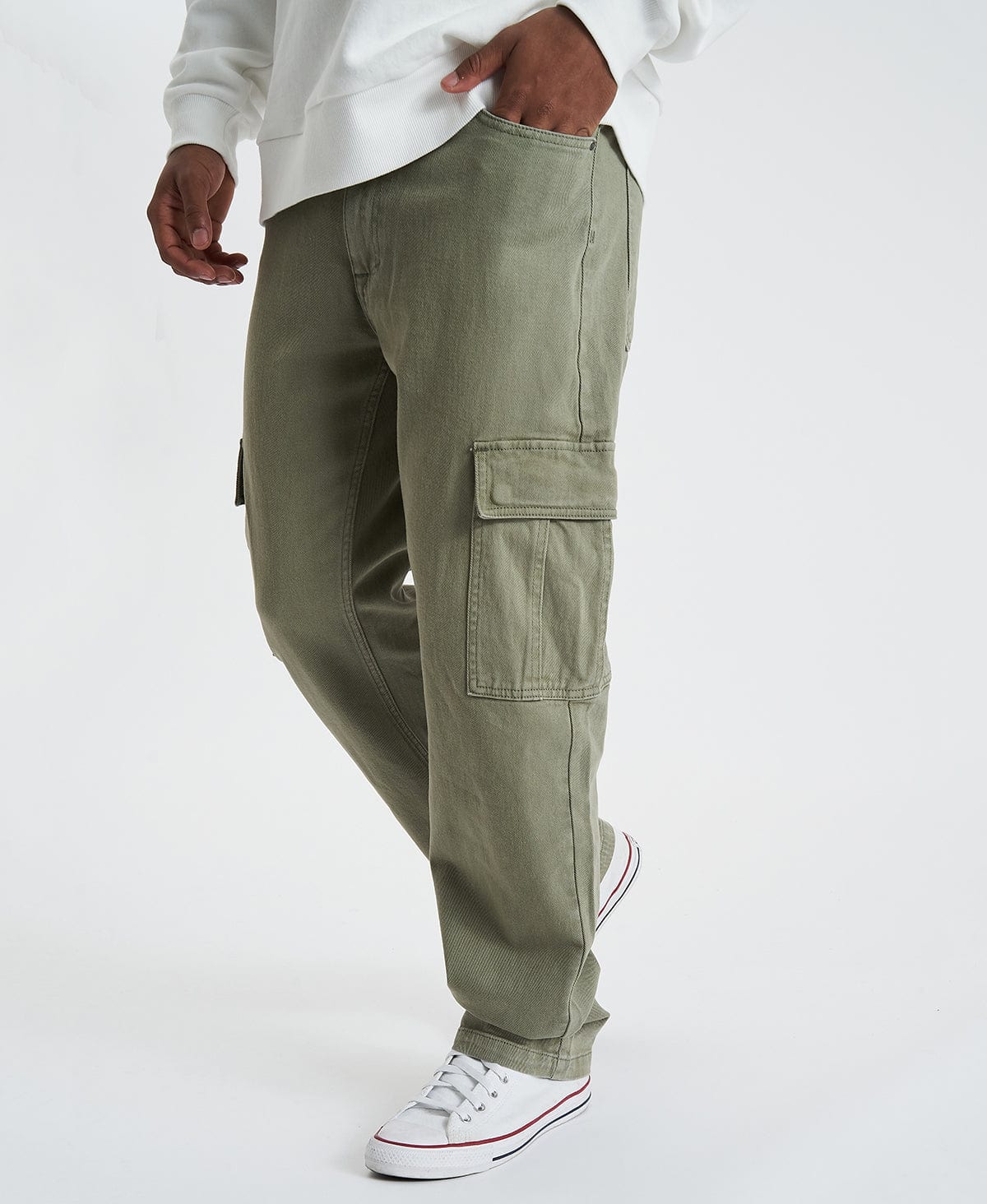 Grayson Cargo Jeans Vintage Khaki | Neverland Store Online